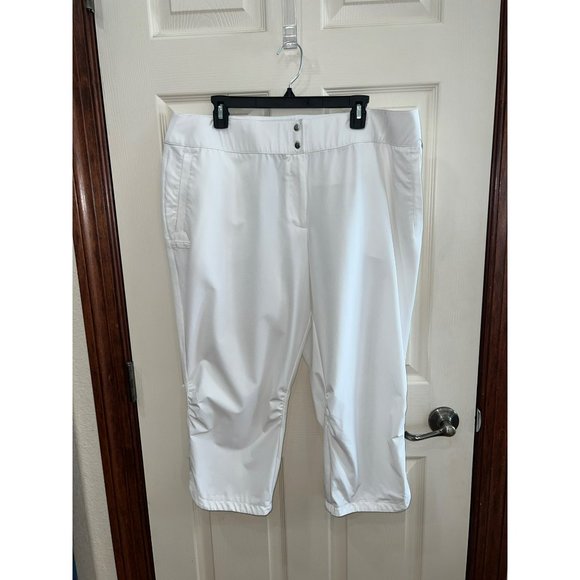 Zenergy Golf by Chicos White Capri Pants Size 3 - Picture 2 of 5